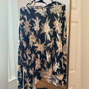 Show me your mumu floral tunic sweater